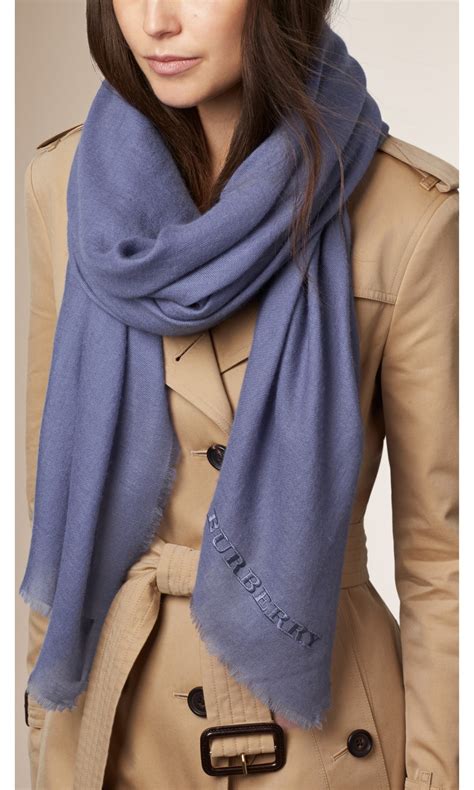 ladies burberry cashmere scarf